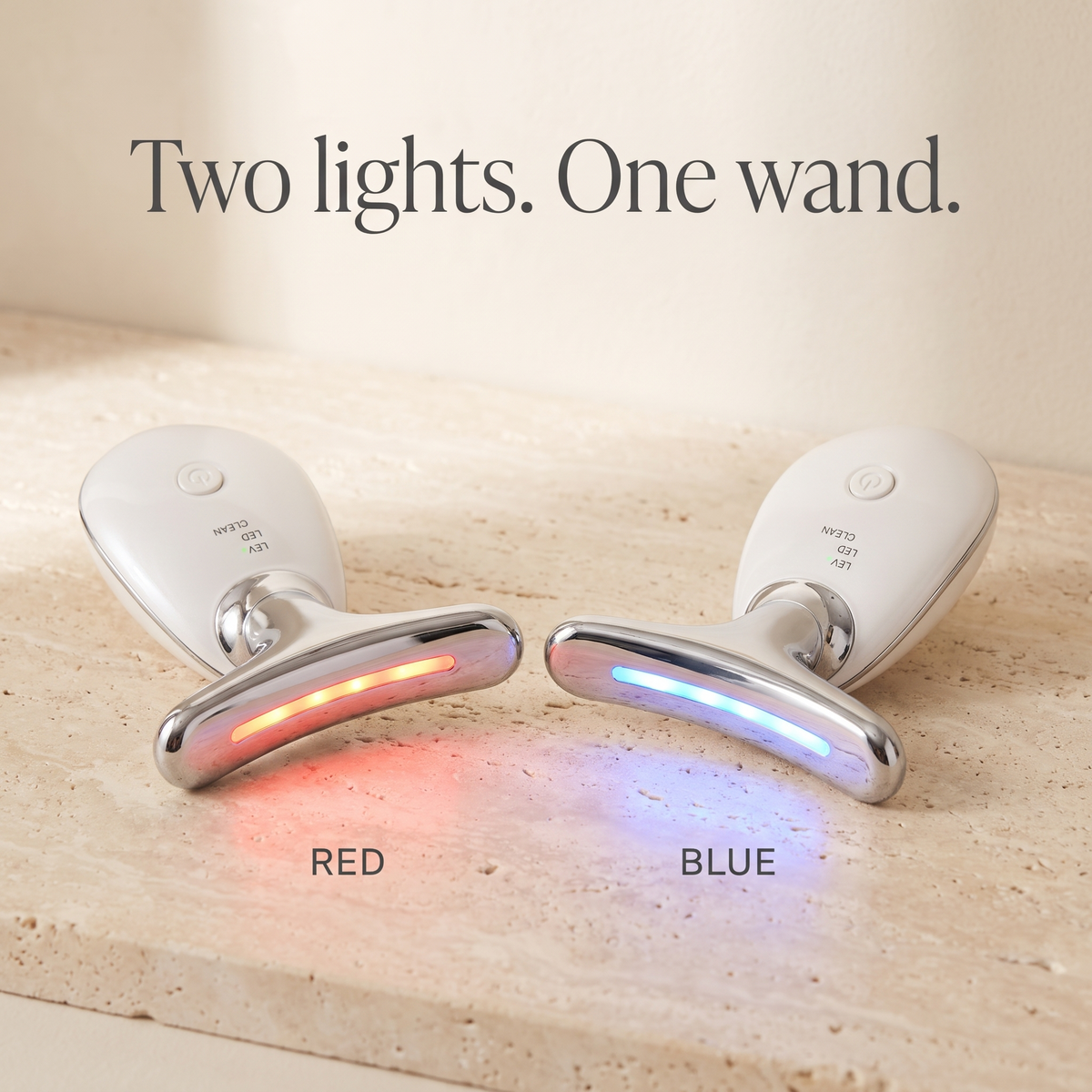Korvella Sculpt Wand red and blue LED light modes